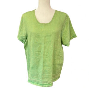 FLAX Linen Tee Top
